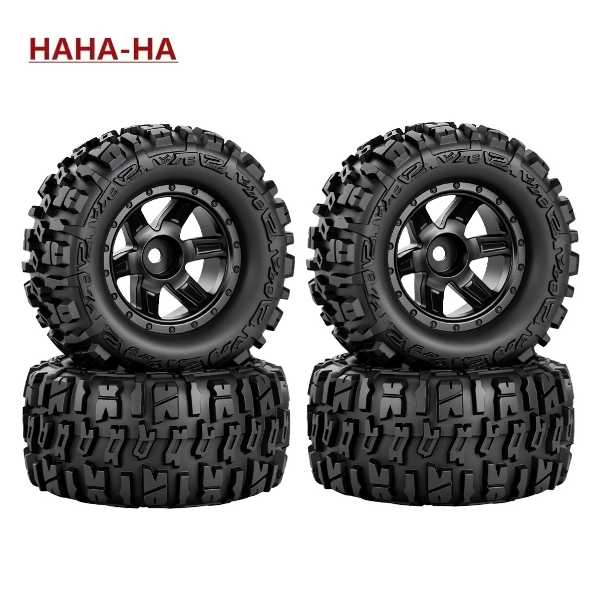 Rc Hobby Trucks - 4개 87mm 고무 타이어 휠 12mm