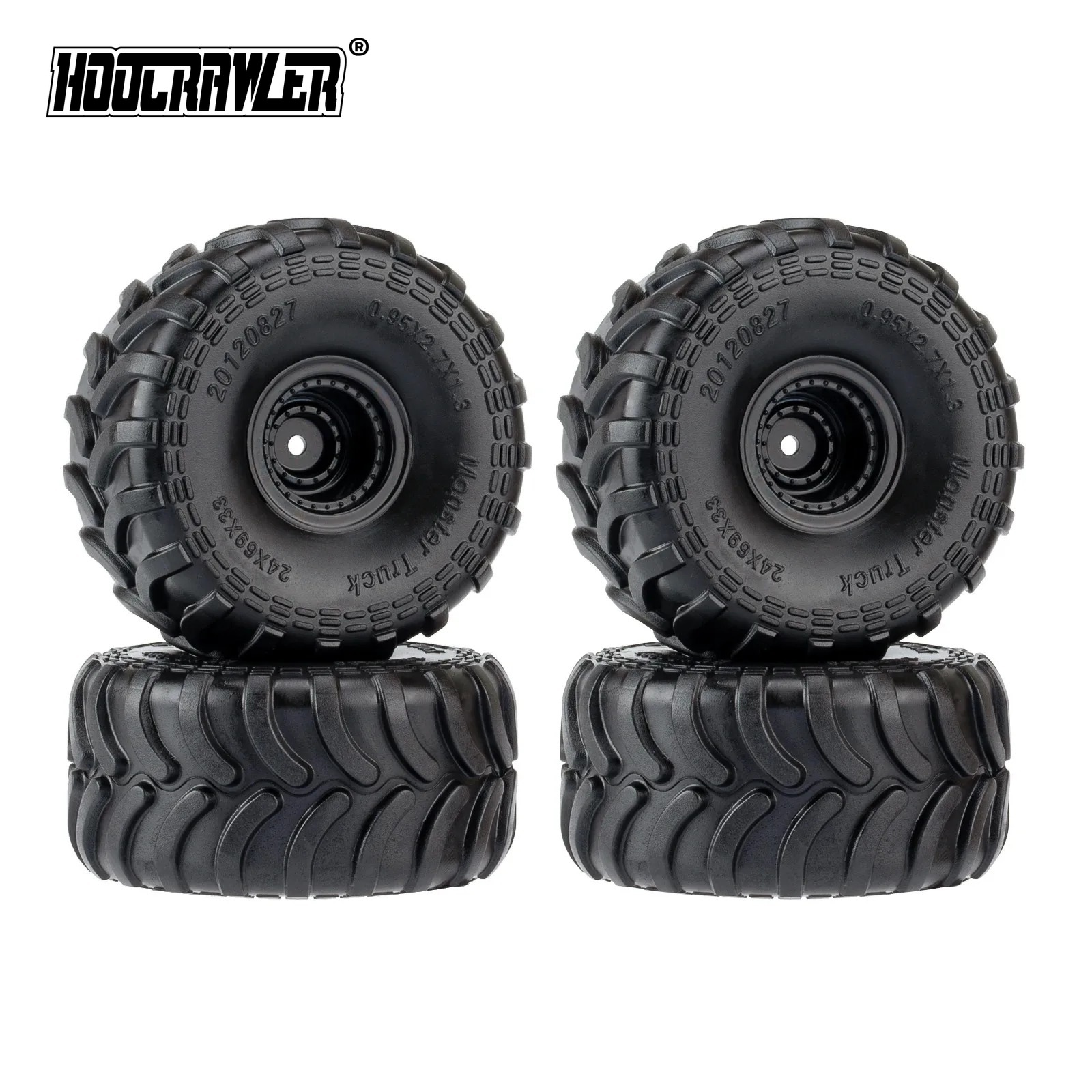 Rc Hobby Trucks - 몬스터 트럭 타이어 4개(휠 림 포함)