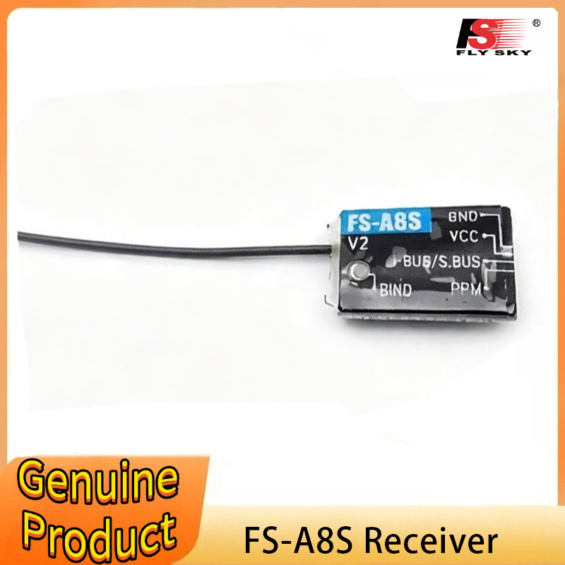 Receiver Sbus 8Ch - FLYSKY FS-A8S V2 2.4G 8CH 미니