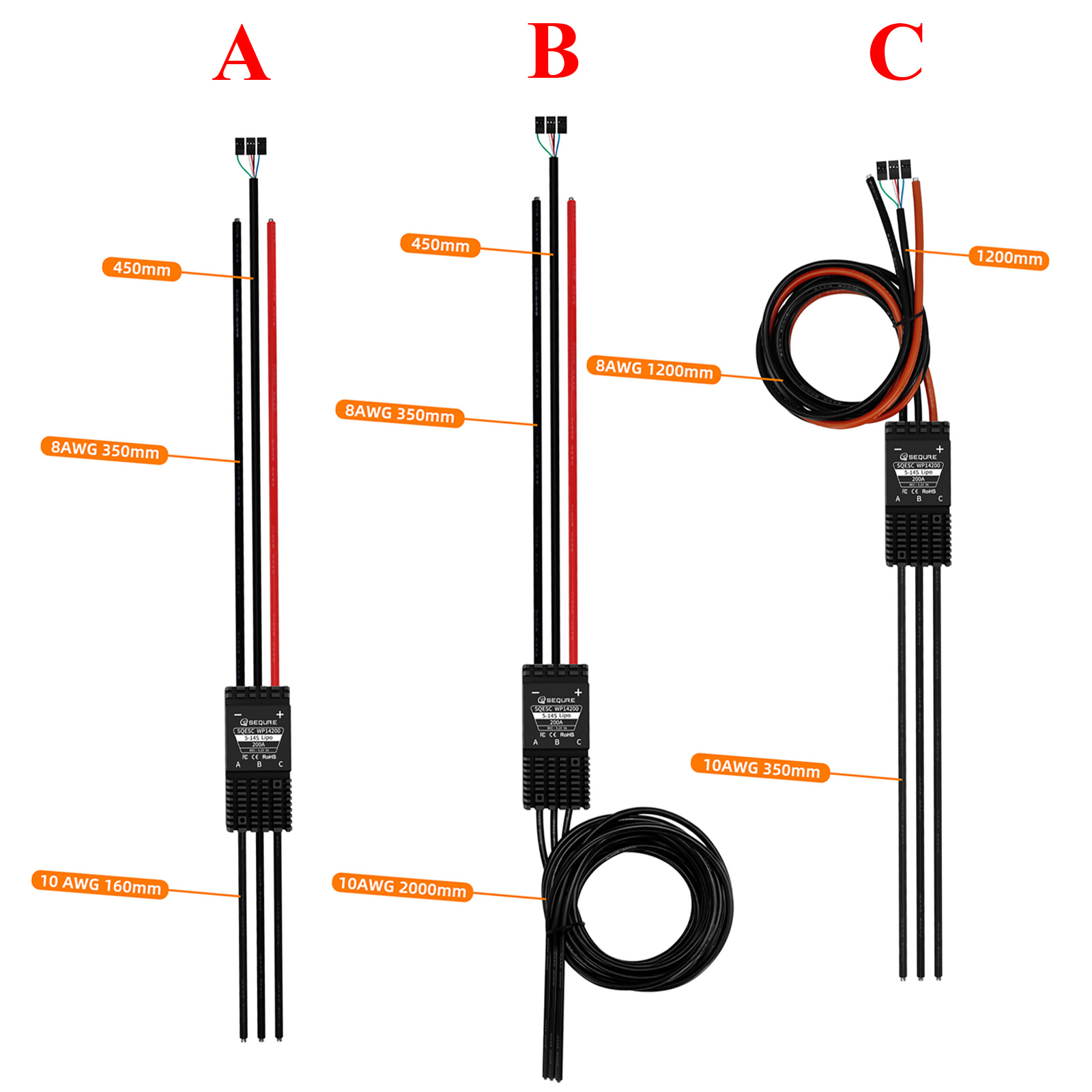SEQURE WP14200 IP68 방수 브러시리스 E - Rc Hobby Wire 리뷰 및 가격
