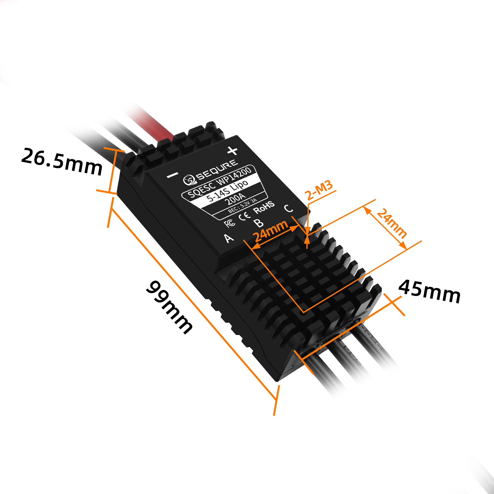 SEQURE WP14200 IP68 방수 브러시리스 E - Rc Hobby Wire 리뷰 및 가격