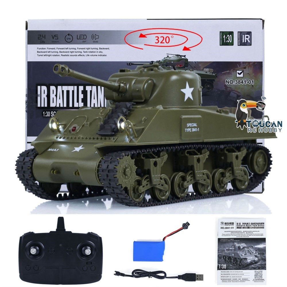 미국산 헝롱 셔먼 M4A3 RC 전투 탱크 3841-0 - Rc Hobby Tank 리뷰 및 가격