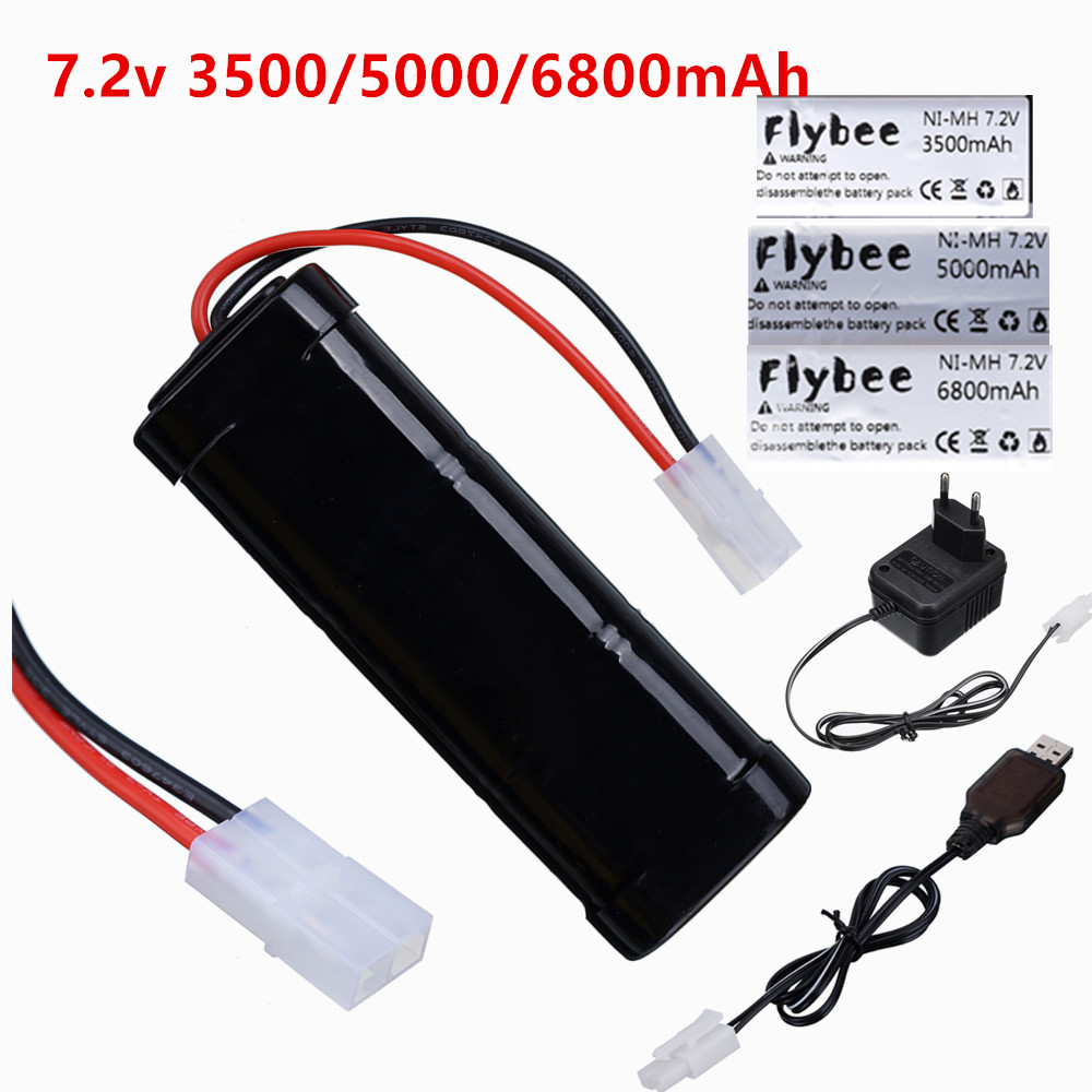 새로운 7.2V 배터리 5000/6800mAh NiMH - Rc Hobby Trucks 리뷰 및 가격