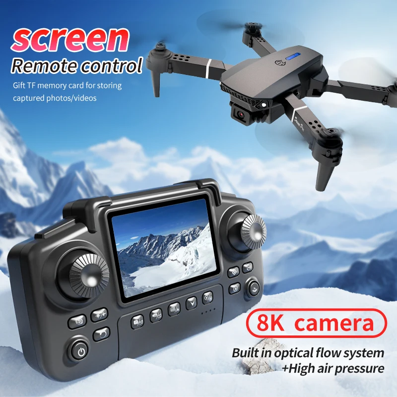 전문 E88 프로 드론 스크린 8K HD 카메라 WiF - Rc Hobby Wire 리뷰 및 가격