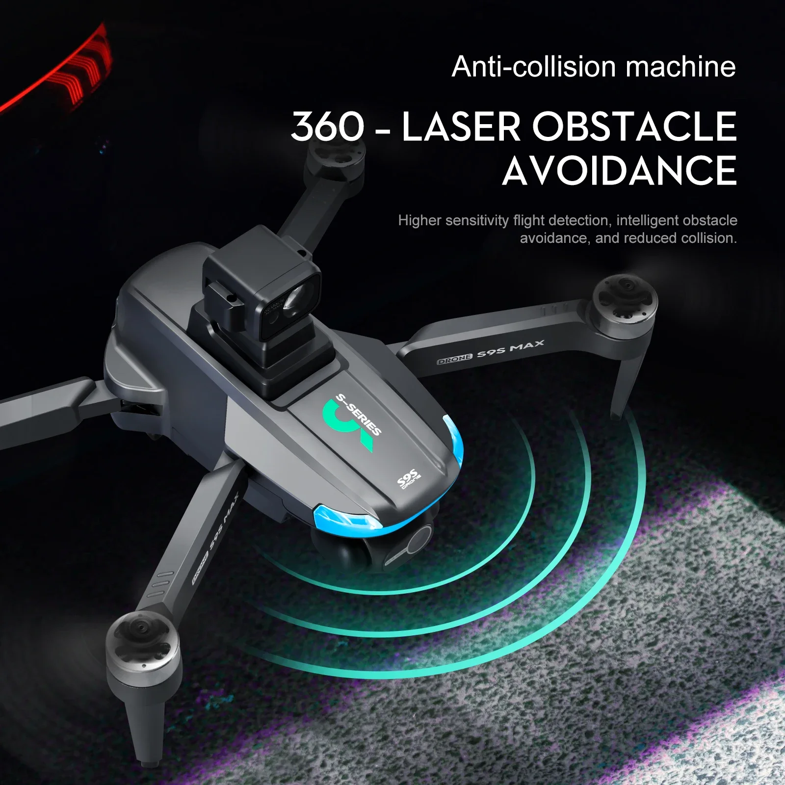 새로운 S9S MAX 미니 드론 4K 2축 PTZ HD - Rc Hobby Wire 리뷰 및 가격