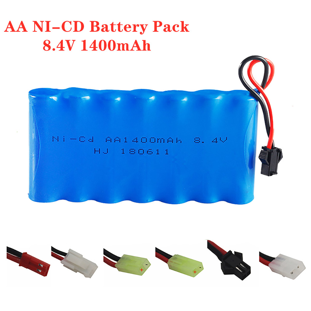 Ni-CD 충전식 배터리 팩, 8.4V, 1400mah - Rc Hobby Trucks 리뷰 및 가격