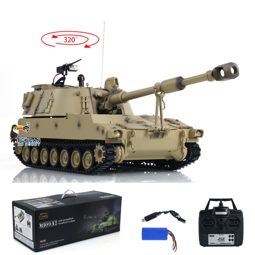 통더 M109A2 RC 1/16 군용 전투 탱크 모델  - Rc Hobby Tank 리뷰 및 가격