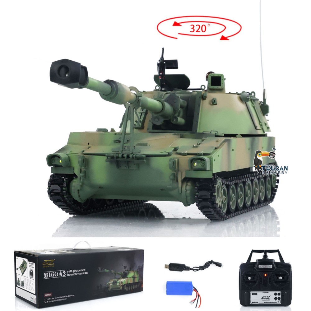 통더 M109A2 RC 1/16 군용 전투 탱크 모델  - Rc Hobby Tank 리뷰 및 가격
