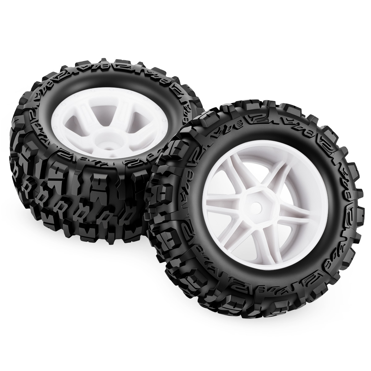 4개 87mm 고무 타이어 휠 12mm 헥스 1/14  - Rc Hobby Trucks 리뷰 및 가격
