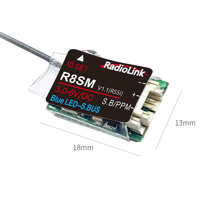 Radiolink R8SM 8CH 2.4G 수신기 실시 - Receiver Sbus 8Ch 리뷰 및 가격