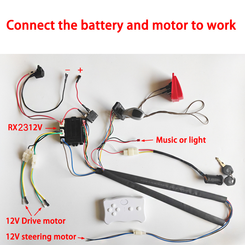 6V 12V 24V DIY 자체 제작 어린이 전기 자동 - Rc Hobby Wire 리뷰 및 가격