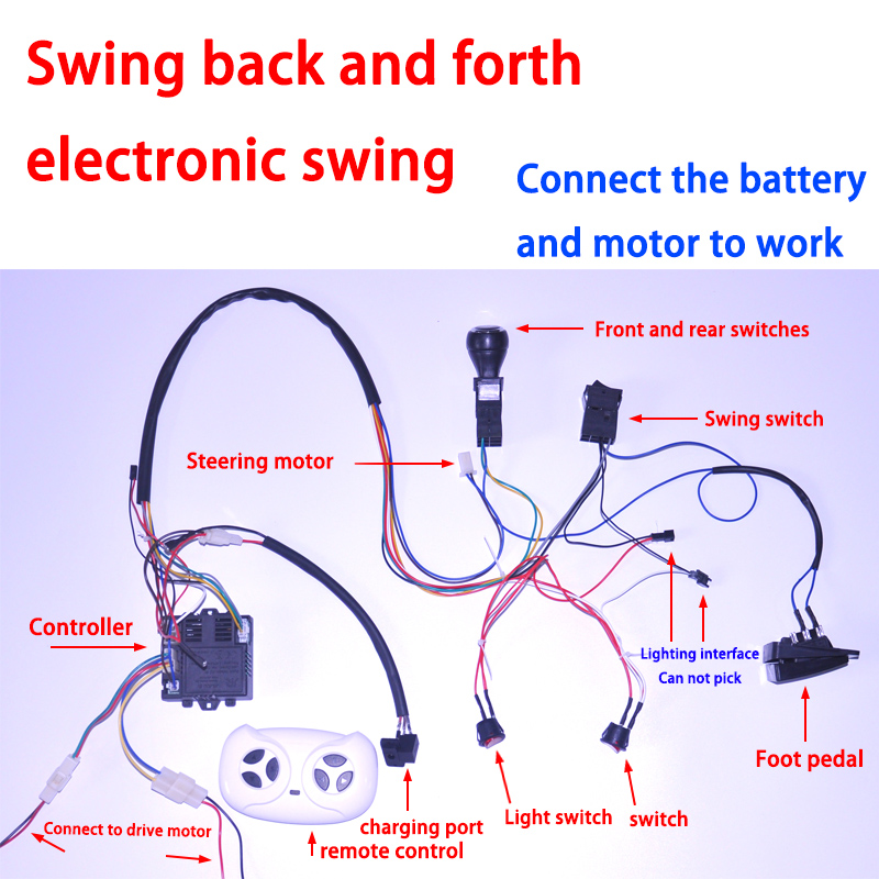 6V 12V 24V DIY 자체 제작 어린이 전기 자동 - Rc Hobby Wire 리뷰 및 가격