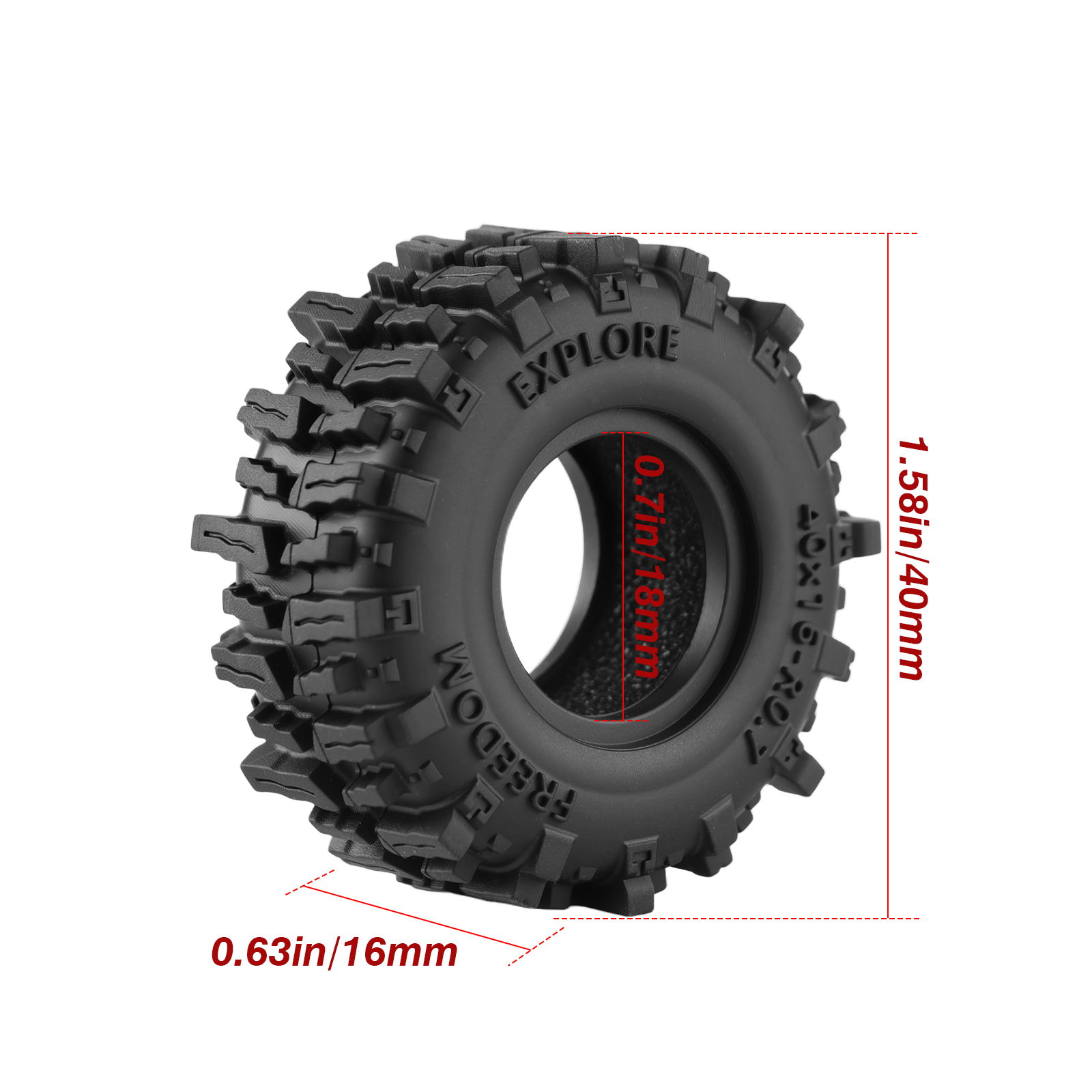 DashRC 0.7'' RC 크롤러 타이어 (폼 인서트 - Rc Tire Foam Insert 리뷰 및 가격