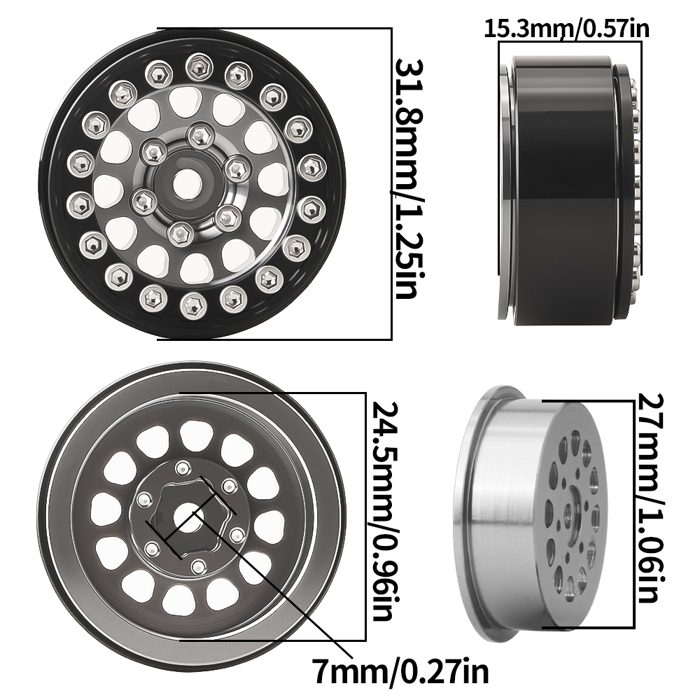 TRX4M Axial SCX24 AX24 FMS FCX - Rc Tire Foam Insert 리뷰 및 가격