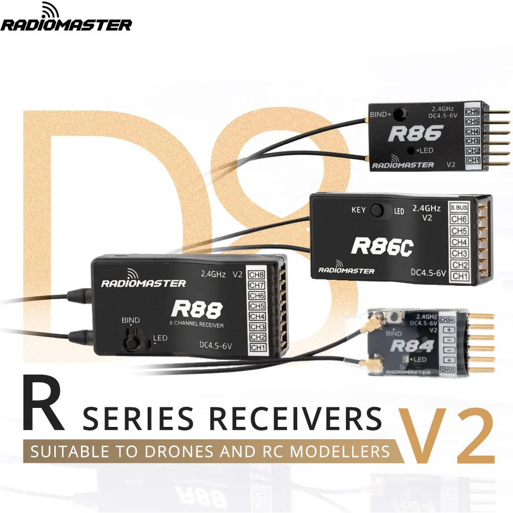 라디오마스터 R81 R84 R86 R86C R88 R1 - Receiver Sbus 8Ch 리뷰 및 가격