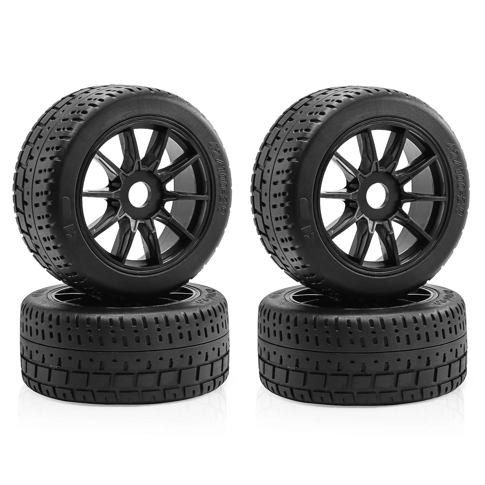 4개 100*44mm RC 휠 림 및 타이어 (17mm - Rc Tire Foam Insert 리뷰 및 가격