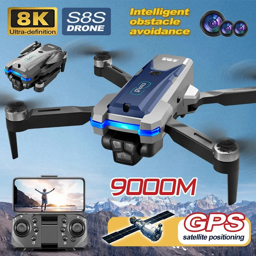 S8S GPS 드론 5G 와이파이 8K HD 듀얼 ES - Rc Hobby Wire 리뷰 및 가격