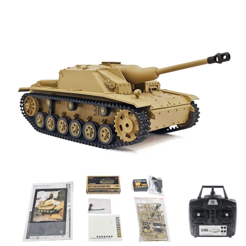 플라스틱 헹롱 1/16 7.0 메인보드 스투그 III  - Rc Hobby Tank 리뷰 및 가격