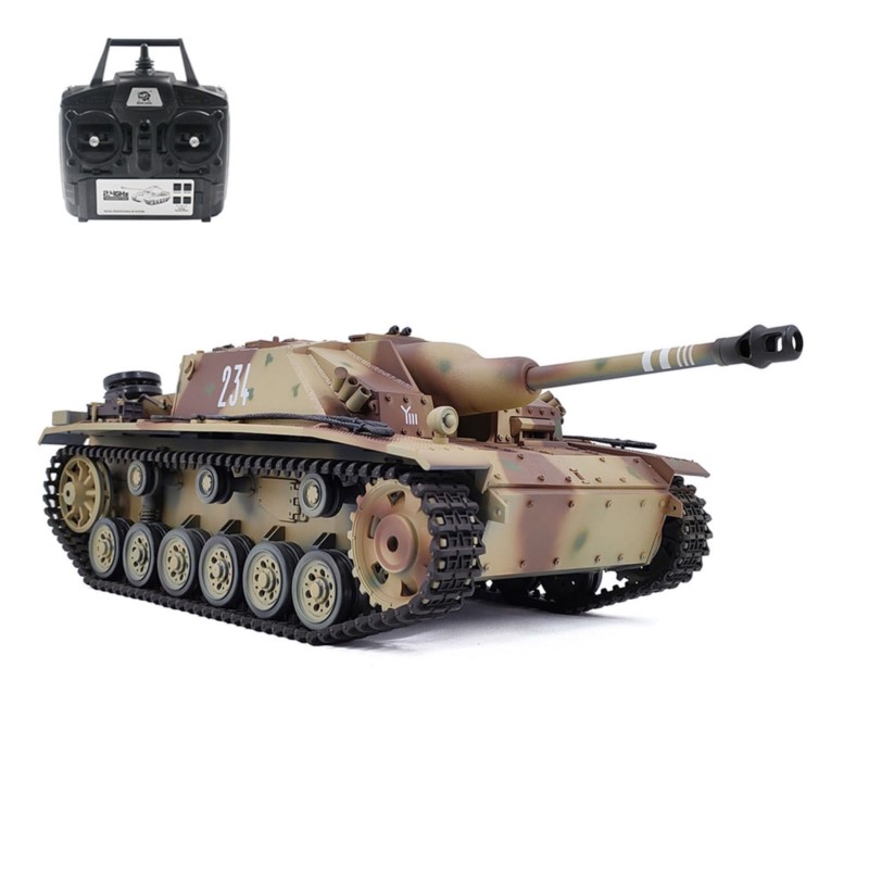 플라스틱 헹롱 1/16 7.0 메인보드 스투그 III  - Rc Hobby Tank 리뷰 및 가격