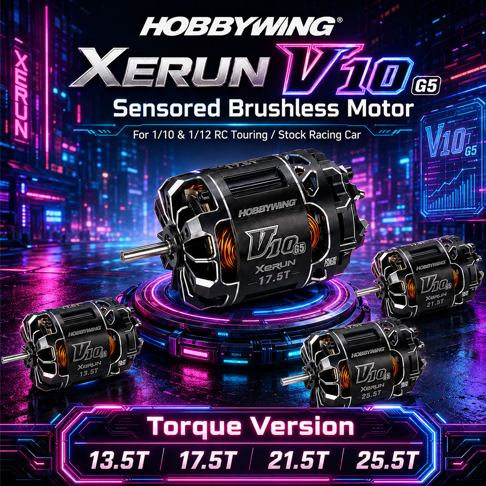 HOBBYWING XERUN V10 G5 표준 및 토크 - Rc Hobby World 리뷰 및 가격